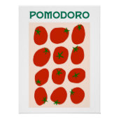 Pomodoro Italiaans tomatenretro Moderne  stijl Perfect Poster (Voorkant)