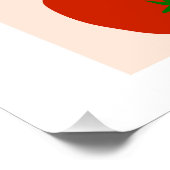 Pomodoro Italiaans tomatenretro Moderne  stijl Perfect Poster (Hoek)
