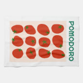 Pomodoro Italiaans tomatenretro Moderne  stijl Theedoek (Horizontaal)