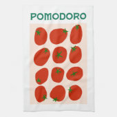 Pomodoro Italiaans tomatenretro Moderne  stijl Theedoek (Verticaal)