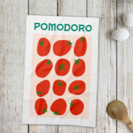 Pomodoro Italiaans tomatenretro Moderne  stijl Theedoek
