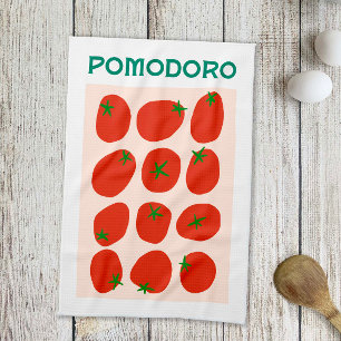 Pomodoro Italiaans tomatenretro Moderne stijl Theedoek