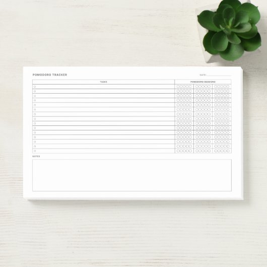 Pomodoro Study Habit Planner Post-it® Notes (Kantoor)