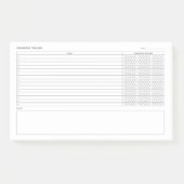 Pomodoro Study Habit Planner Post-it® Notes (Voorkant)