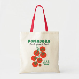 Pomodoro tomaten op de wijnstok Canvas tas