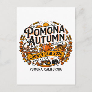 Pomona Autumn County Fair 2026 Californië Briefkaart