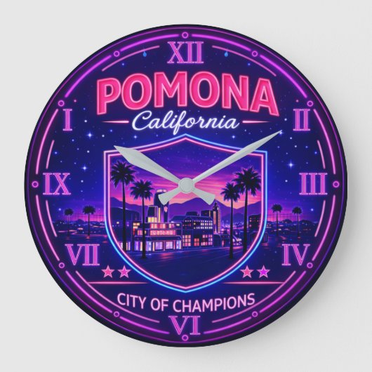 Pomona California Grote Klok (Voorkant)