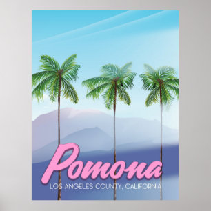 Pomona, Californië, reisposter Poster