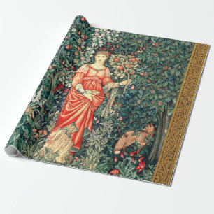 POMONA HOLDING FRUITS IN GREENERY, BOSBOUWDIEREN CADEAUPAPIER