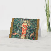 POMONA HOLDING FRUITS IN GREENERY, BOSBOUWDIEREN FEESTDAGEN KAART (Voorkant)