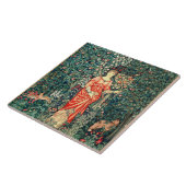 POMONA HOLDING FRUITS IN GREENERY, BOSBOUWDIEREN TEGELTJE (Zijkant)