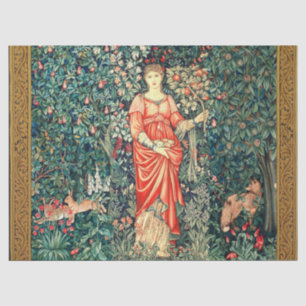 POMONA HOLDING FRUITS IN GREENERY, BOSBOUWDIEREN TISSUEPAPIER