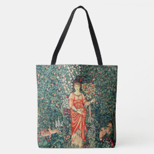 POMONA HOLDING FRUITS IN GREENERY, BOSBOUWDIEREN TOTE BAG