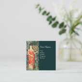 POMONA HOLDING FRUITS IN GREENERY, BOSBOUWDIEREN VIERKANTE VISITEKAARTJE (Staand voorkant)