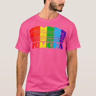 Pomona Pride Pomona LGBT Gift LGBTQ Supporter T-sh T-shirt