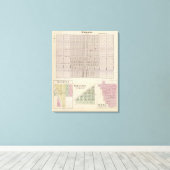Pomona, Richmond, Ferguson en Peoria Canvas Afdruk (Insitu (Houten vloer))