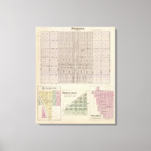 Pomona, Richmond, Ferguson en Peoria Canvas Afdruk