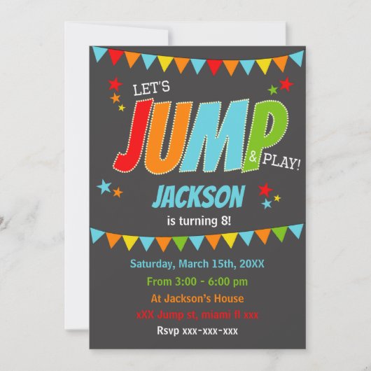 Pomp Birthday-uitnodigingen Kaart (Voorkant)