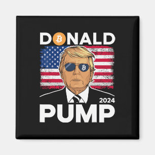 Pomp Bitcoin Grappige Trump 2024 Crypto Magneet