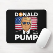 Pomp Bitcoin Grappige Trump 2024 Crypto Muismat (Met muis)