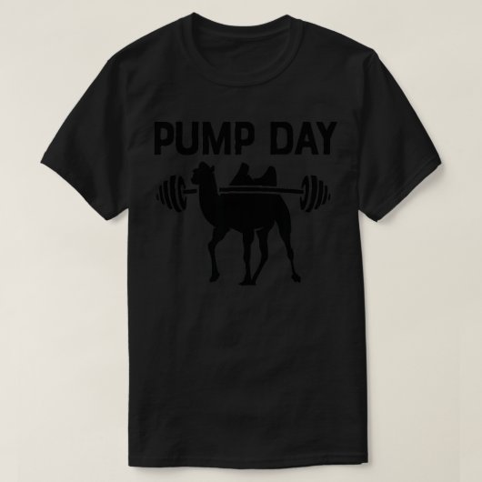 Pomp Dag Workout Shirt Gewicht Opheffen Grappige K (Design voorkant)
