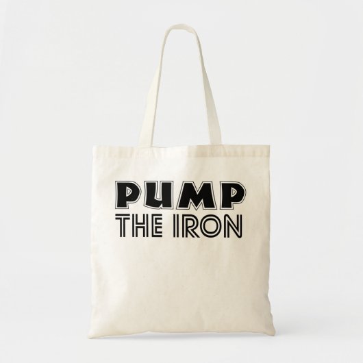Pomp de Canvas tas van de IJzer Pump Hoesje Gym Wo (Voorkant)