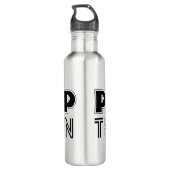 Pomp de Ijzerpomp Hoesje Gym Workout Waterfles Waterfles (Achterkant)