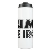 Pomp de Iron Pump Hoesje Gym Workout Tumbler Thermosbeker (Voorkant)
