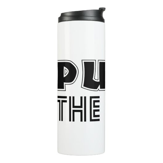 Pomp de Iron Pump Hoesje Gym Workout Tumbler Thermosbeker (Gedraaid links)