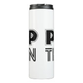 Pomp de Iron Pump Hoesje Gym Workout Tumbler Thermosbeker (Achterkant)