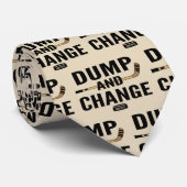 Pomp en verander Hockey op beige Stropdas (Opgerold)