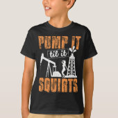 Pomp hem tot hij het vierkant maakt - olievlek Man T-shirt (Voorkant)