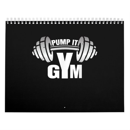 Pomp het Ness Gym Sport Motivation Mannen Vrouwen  Kalender (Hoes)