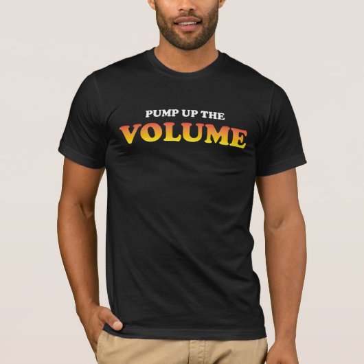 Pomp het volume T-shirt omhoog (Voorkant)