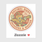  pomp het volumegeluid op sticker (Vel)