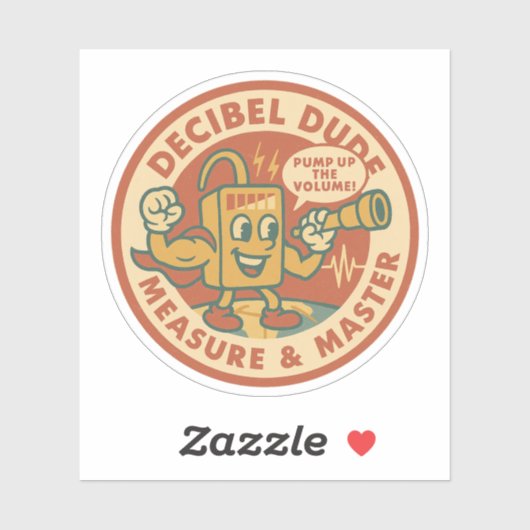  pomp het volumegeluid op sticker (Vel)