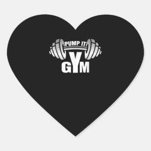 Pomp It Ness Gym Sport Motivatie Mannen Vrouwen Ki Hart Sticker