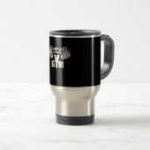 Pomp It Ness Gym Sport Motivatie Mannen Vrouwen Ki Reisbeker (Voorkant rechts)