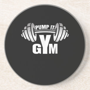 Pomp It Ness Gym Sport Motivatie Mannen Vrouwen Ki Zandsteen Onderzetter