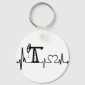 Pomp Jack Heartbeat Sleutelhanger (Voorkant)