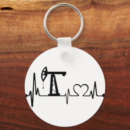 Pomp Jack Heartbeat Sleutelhanger (Voorkant)