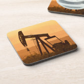 Pomp Jack Pumping Oil in West Texas, VS Drankjes Onderzetter (Linkerzijde)
