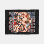 Pomp maken Amerika weer sterk Trump 2024 Fleece Deken (Voorkant (Horizontaal))