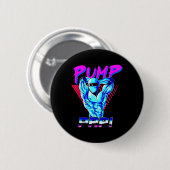 Pomp Papi Powerlifting Bodybuilding Fitness Traini Ronde Button 5,7 Cm (Voorkant /achterkant)