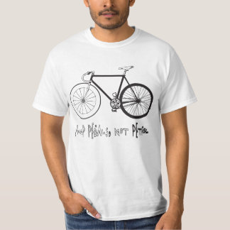 POMP PEDALS, NIET PETROL T-SHIRT