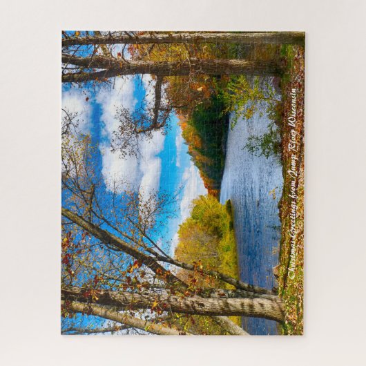 Pomp Wisconsin. kerstcadeautjes Legpuzzel (Verticaal)