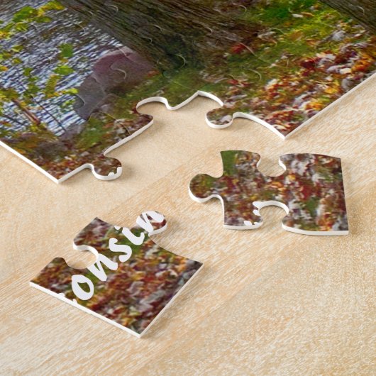 Pomp Wisconsin. kerstcadeautjes Legpuzzel (Zijkant)