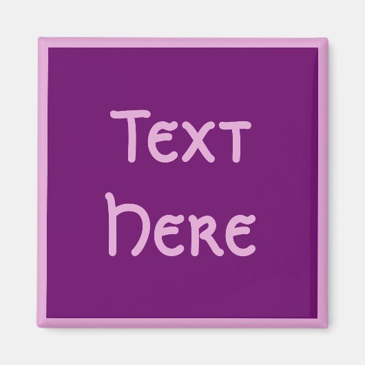 Pompadour Paars Magneet (Voorkant)