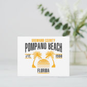 Pompano Beach Briefkaart (Staand voorkant)