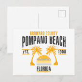 Pompano Beach Briefkaart (Voorkant / Achterkant)